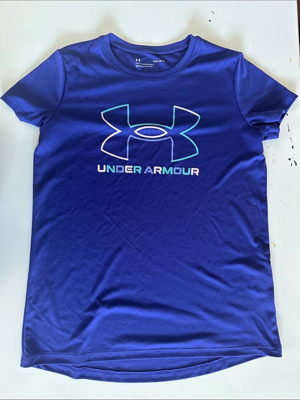 Under Armour Royal Blue Logo Short Sleeve Tee